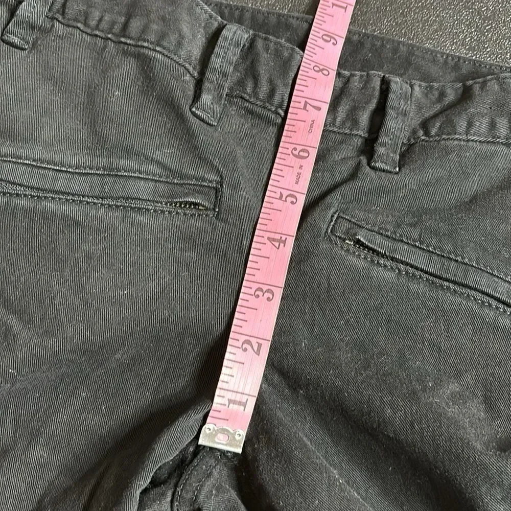 Tory Burch Skinny Black Stretch Side Zipper Jeans 27 Denim Luxury Casual‌‌‌‌‌‌
